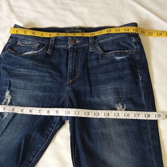 Joe's Lucille Distressed Slim Blue Jeans - Picture 12 of 17
